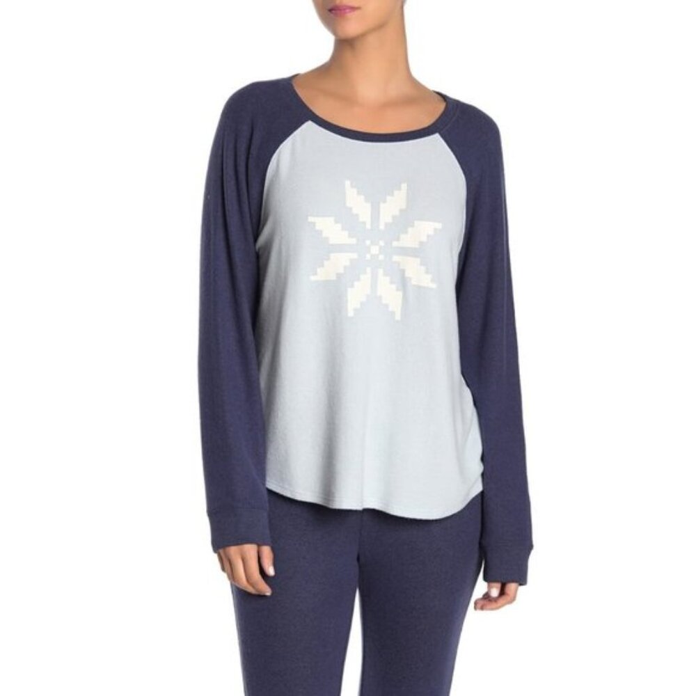 Free Press Raglan Hacci Long Sleeve Sweater